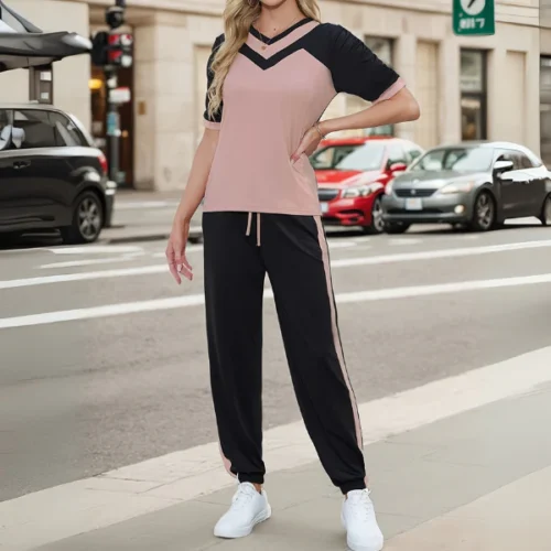 pink2 Set 2 pezzi da donna (Rosa e Nero)